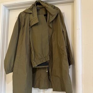 Eileen Fisher Khaki Utility Jacket